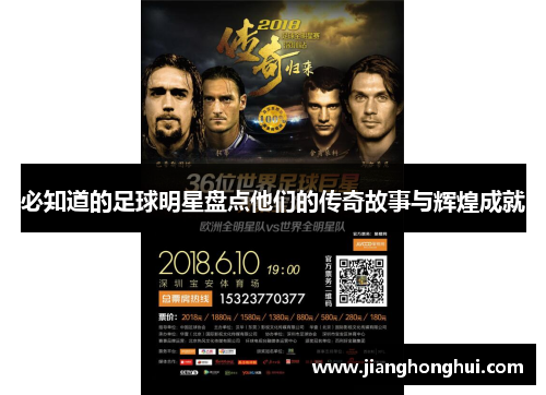 必知道的足球明星盘点他们的传奇故事与辉煌成就